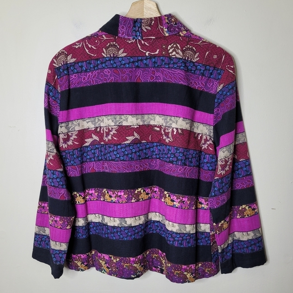 Choices Eclectic Textured Jacket Size M - Picture 5 of 9